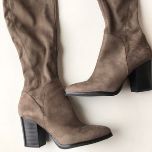 Thigh high heel boots